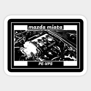 Mazda Miata MX-5 ND ENGINE (Black Version) Sticker